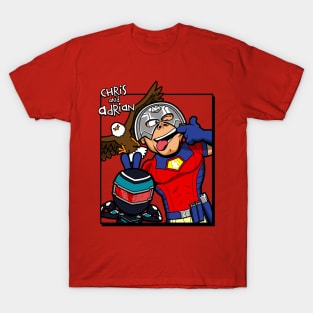Funny Superheroes Vigilante Retro Vintage Comic Parody T-Shirt